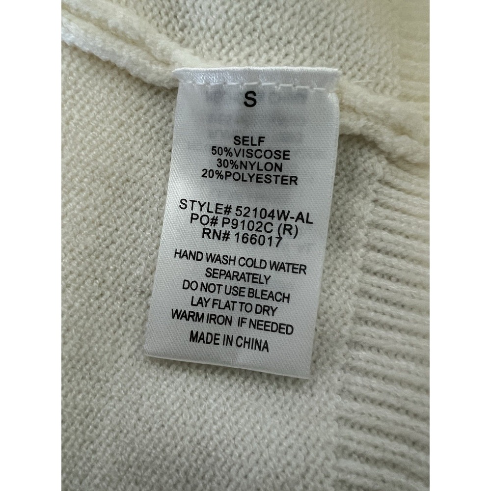 Altar'd State Horse Print Western Cardigan Sweater Cream Equestrian Ranch Size S - Picture 4 of 6